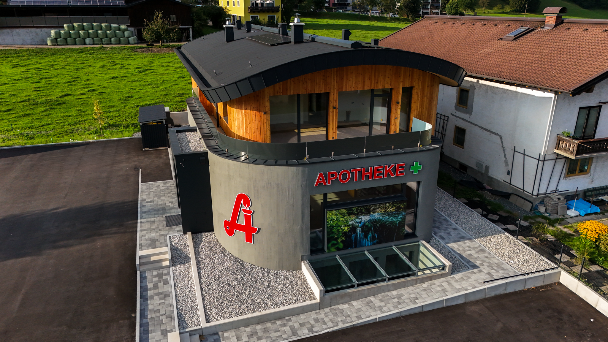 Ansicht der Apotheke von Außen